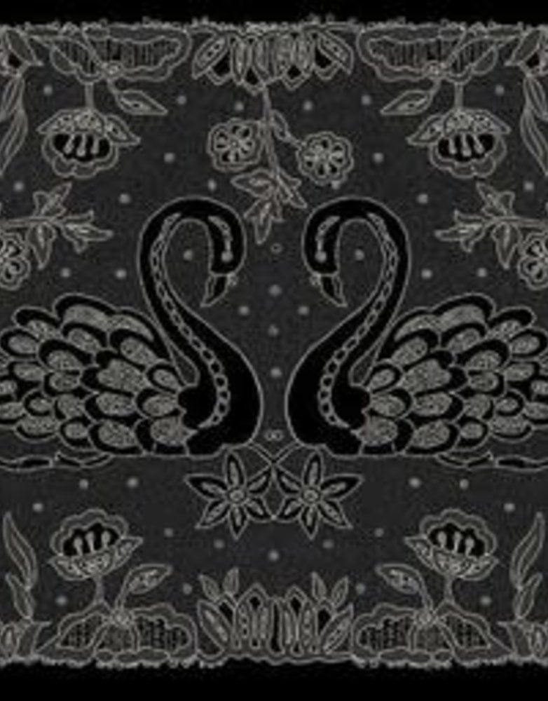 CLOVER RUA Tea Towel - Swans Irish Lace