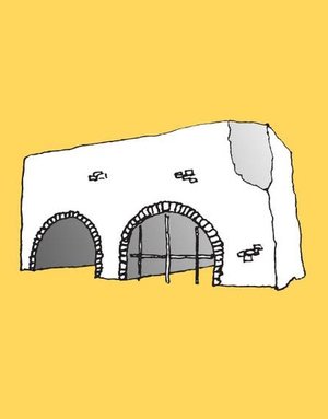 MY SHOP COLLECTION A3 Print Spanish Arch - Yellow