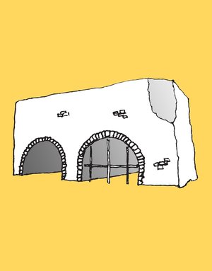 MY SHOP COLLECTION A4 Print Spanish Arch - Yellow