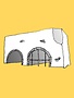 MY SHOP COLLECTION A4 Print Spanish Arch - Yellow