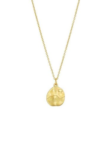 MARY K Brushed Gold Cornflake Necklace