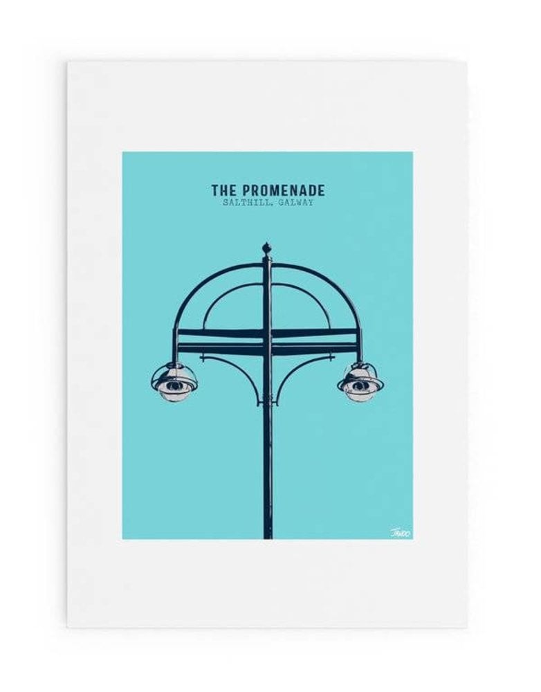 JANDO A4 Print - The Promenade Salthill