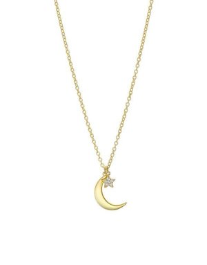 MARY K Gold Moon and Star Necklace