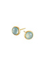 MARY K Gold Aqua Stud Earrings