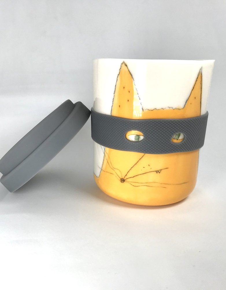 KARO ART Bandit / Superhero Porcelain Keepcup - Fox