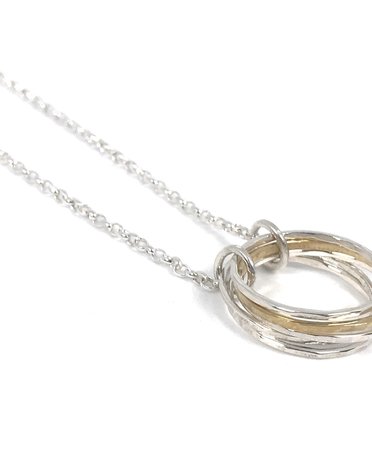 LYNSEY DE BURCA Doorus Necklace - Silver/Gold