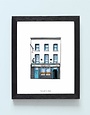 COWFIELD DESIGN Taylor's Bar Print Framed