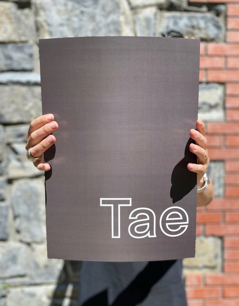 MY SHOP COLLECTION A4 Print Tae - Grey