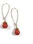 K KAJOUX Sponge Coral Long Earrings