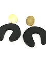 SHOCK OF GREY Damian's Doodle Earrings - Black