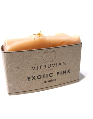 VITRUVIAN SOAP Exotic Pink Jasmine and Clary Sage Soap