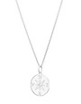 MARY K Silver Compass Necklace