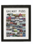 COWFIELD DESIGN Galway Pubs Print Small Unframed