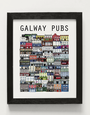 COWFIELD DESIGN Galway Pubs Print Small Unframed