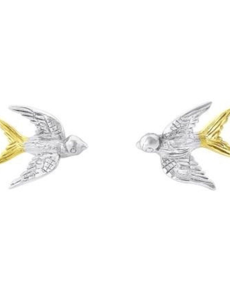 GALLARDO AND BLAINE Swallow Stud Earrings