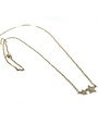 MARY K Gold Pave Double Star Necklace