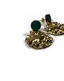 SHOCK OF GREY Cornflake Earrings - Green