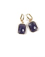 K KAJOUX Plum Deco Drop Short Earrings