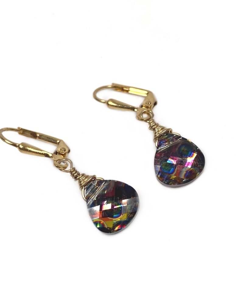 K KAJOUX Briolette Disco Short Drop Earrings