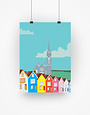 HAPENNY DESIGN A4 Print - Cork City