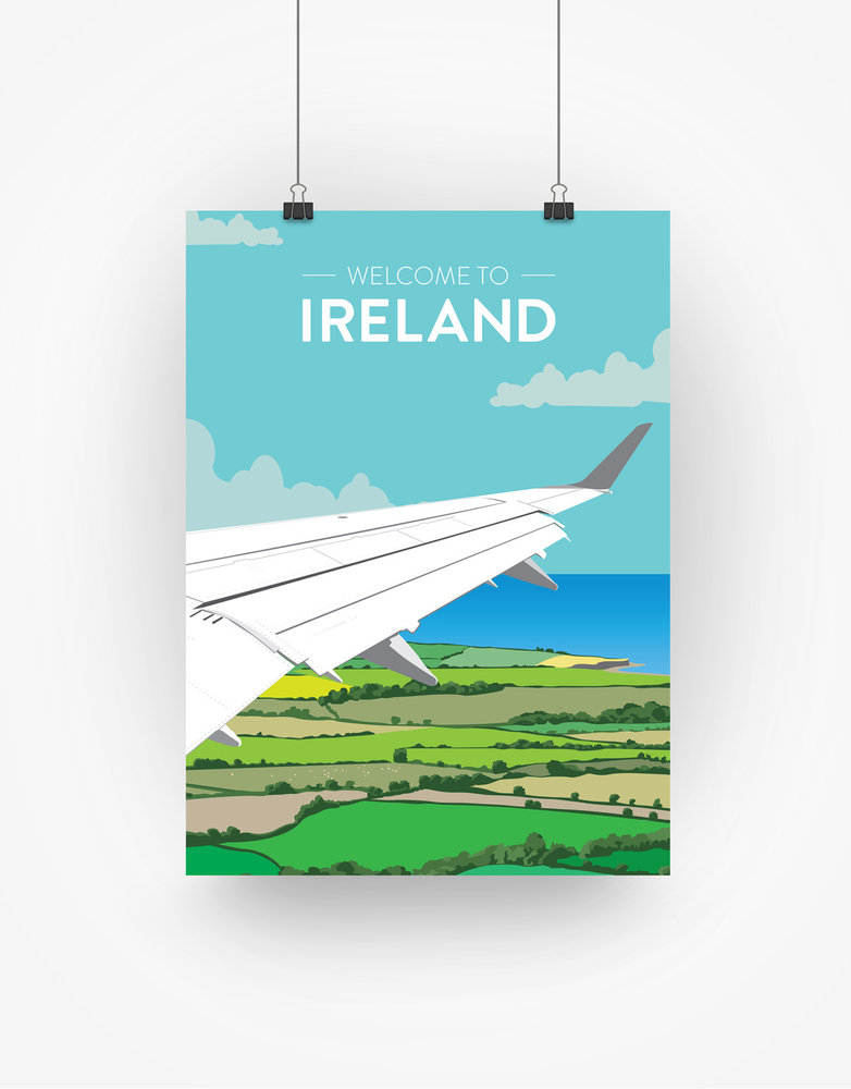 HAPENNY DESIGN A3 Print - Ireland
