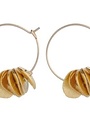 VIVIEN WALSH Mini Petal Hoops - Gold