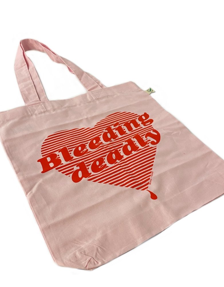 NESSA FINNEGAN Bleeding Deadly Tote Bag - Pink