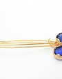 K KAJOUX Mini Zante Blue Long Earrings