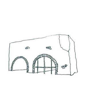 MY SHOP COLLECTION A3 Print Spanish Arch - White