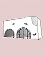 MY SHOP COLLECTION A4 Print Spanish Arch - Pink