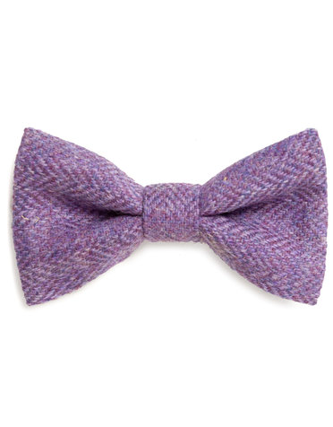 ORWELL AND BROWNE Donegal Tweed Bow Tie - Iris