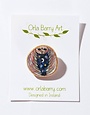 ORLA BARRY Wooden Brooch - Owl
