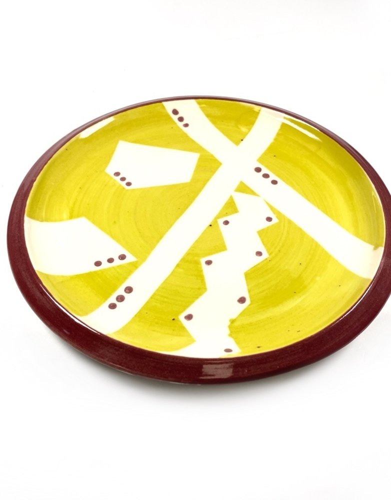 ETAOIN O'REILLY Large Plate - Yellow