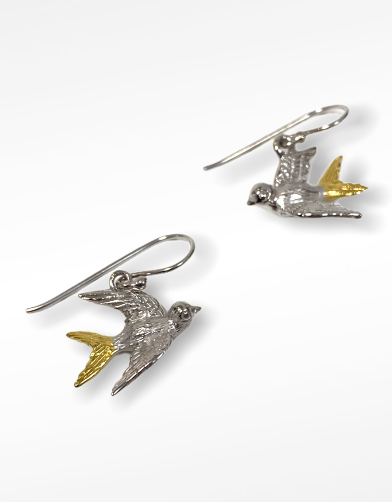 GALLARDO AND BLAINE Swallow Dangle Earrings