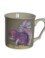 LORRAINE FLETCHER ART STUDIO Mug - Purple Haze Squirrel