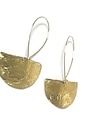 DAKIDAKI DESIGN Ona Halfmoon Brass Earrings