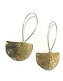 DAKIDAKI DESIGN Ona Halfmoon Brass Earrings
