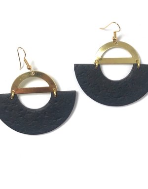 DAKIDAKI DESIGN Mara Brass Earrings
