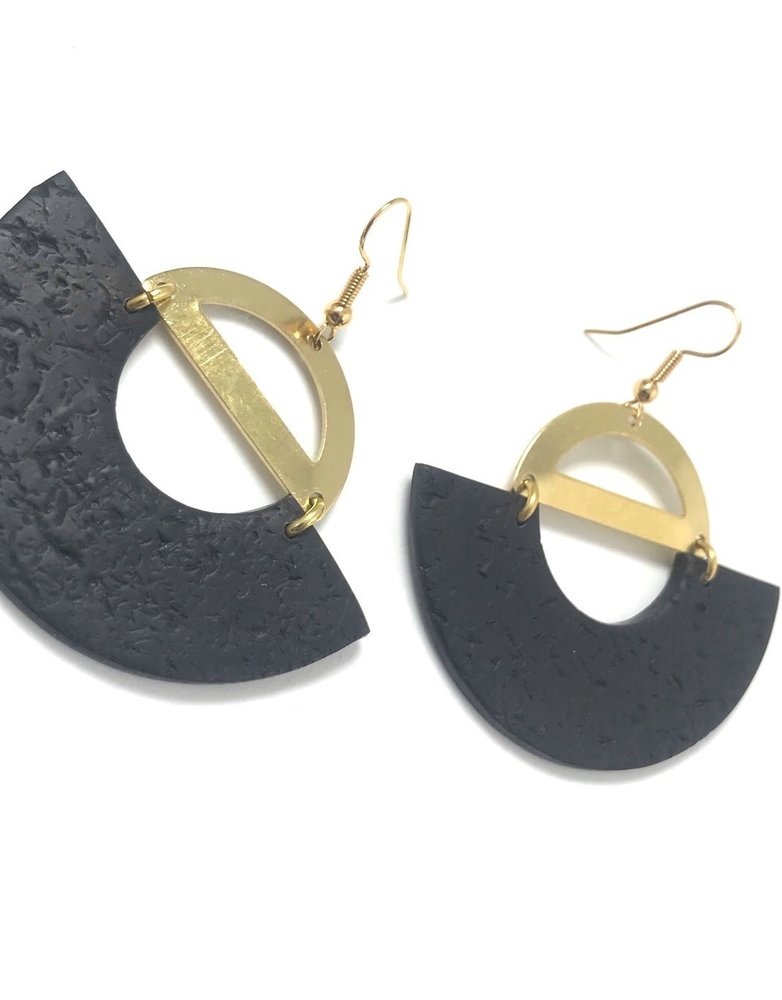 DAKIDAKI DESIGN Mara Brass Earrings