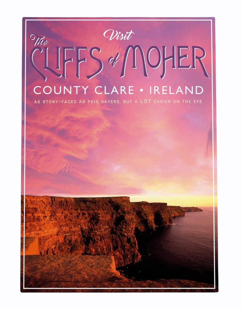 FINTAN WALL DESIGN A4 Print - Cliffs Of Moher