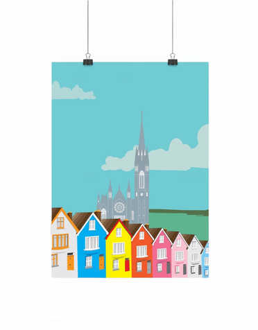 HAPENNY DESIGN A3 Print - Cork City