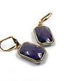 K KAJOUX Plum Deco Drop Short Earrings