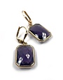 K KAJOUX Plum Deco Drop Short Earrings