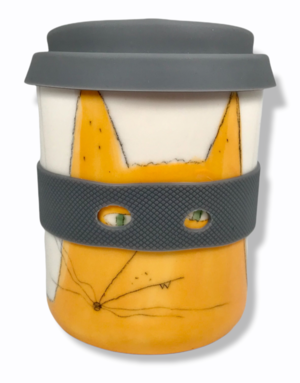 KARO ART Bandit / Superhero Porcelain Keepcup - Fox