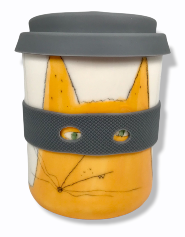 KARO ART Bandit / Superhero Porcelain Keepcup - Fox