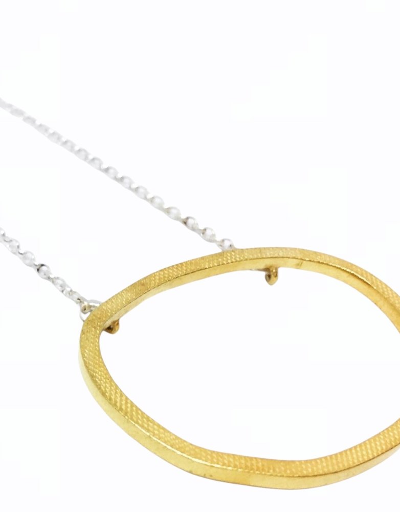 LYNSEY DE BURCA Drift Pendant Necklace - Gold