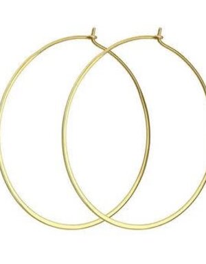 MARY K Gold Large Hoop Earrings