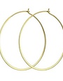 MARY K Gold Large Hoop Earrings