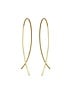 MARY K Gold Crossover Small Earrings