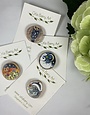 ORLA BARRY Wooden Brooch - Owl